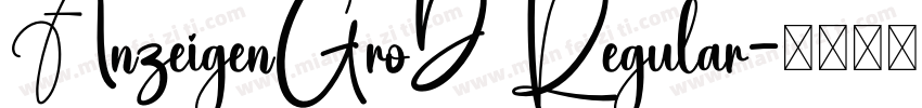 AnzeigenGroD Regular字体转换